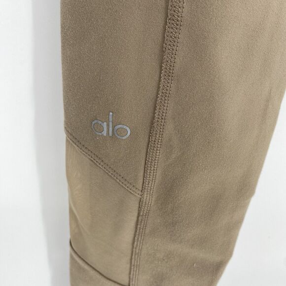 Alo Leggings Vented High Rise Beige Women’s Size Small - Picture 7 of 9